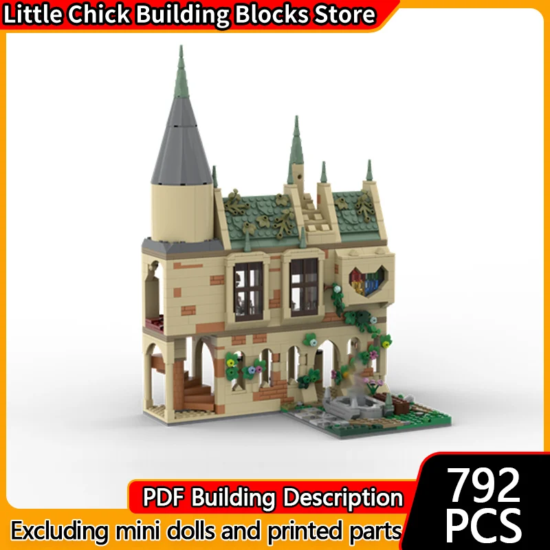 

Волшебная модель фильма MOC, строительные кирпичи, сцена фильма, классная модульная технология, детские праздничные подарки, сборные игрушки, костюм