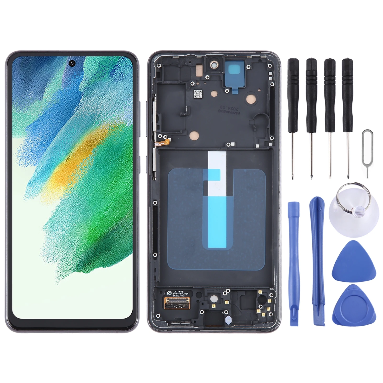 

TFT Material LCD Screen for Samsung Galaxy S21 FE 5G SM-G990B Digitizer Full Assembly with Frame Not Supporting Fingerprint