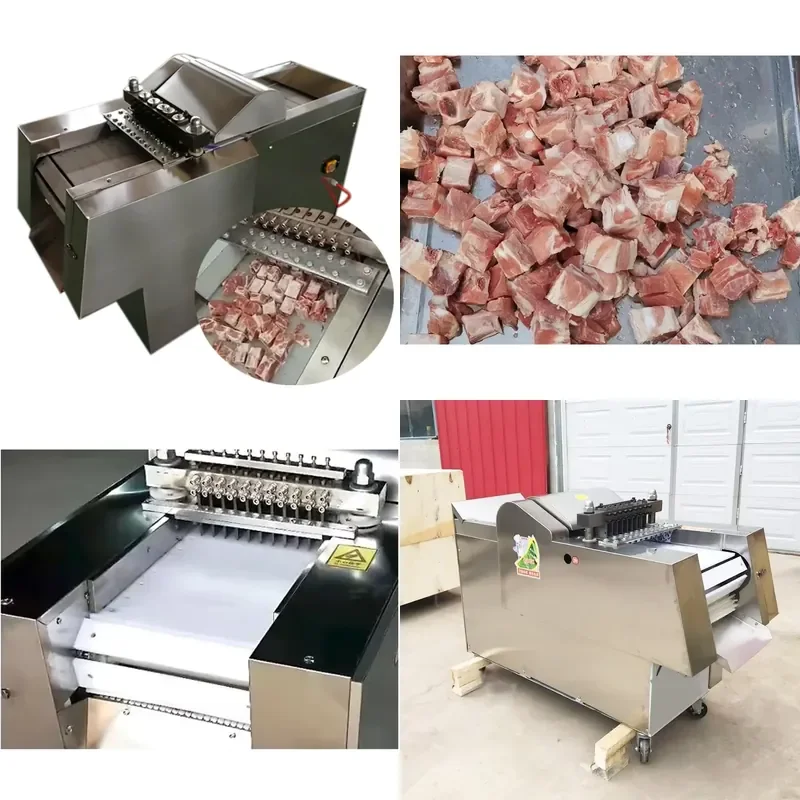 New Meat Cutter Frozen Chicken Fish Bone Knife 304 Stainless Steel Automatic Adjustable Thickness Slicer