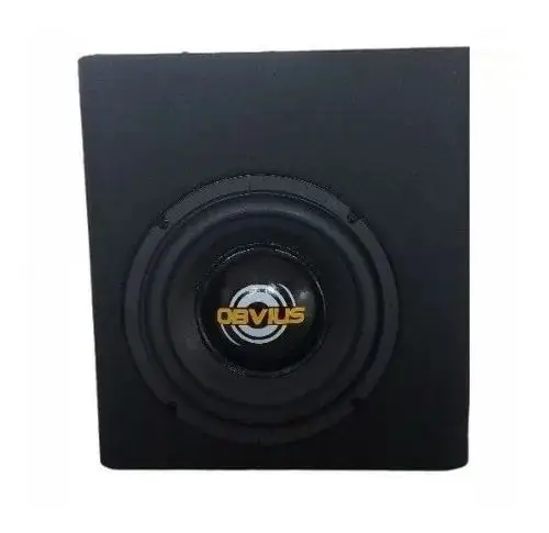 Amplified Box Super Slim 200W Rms Down Car Bank