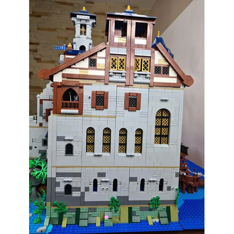 Moc Bausteine Black Falcon Royal Castle Modulare Modell Technologie Ziegel DIY Verwandlung Piraten Festung Montage Spielzeug Geschenk