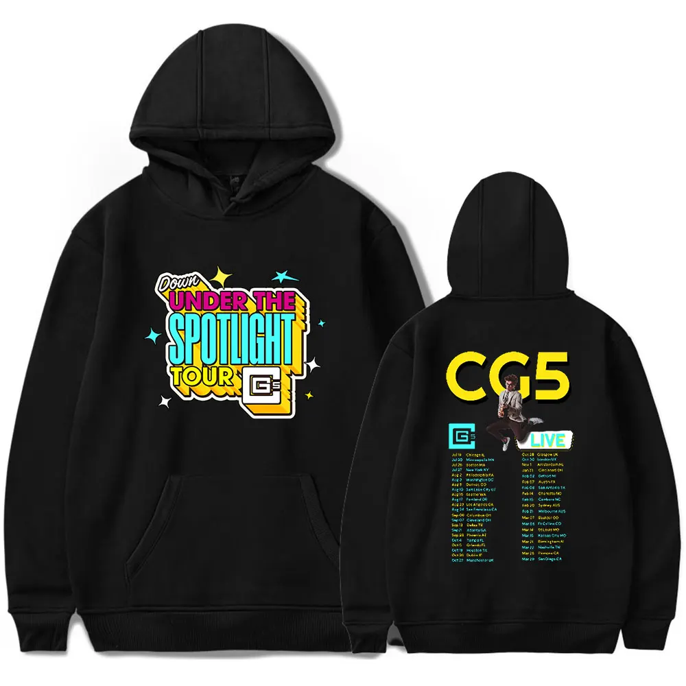 

CG5 Merch 2025 Under The Spotlight Tour Hoodie Pocket Drawstring Hoodie Streetwear Long Sleeve Pullover Man/WomanStreetwear