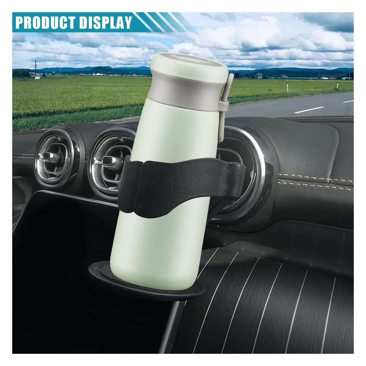 High Quality New Car Air Vent Drink Cup Holder Universal Car Air Vent Cup Holder Support Rack Multifunctional Car Coffee Cup Hol