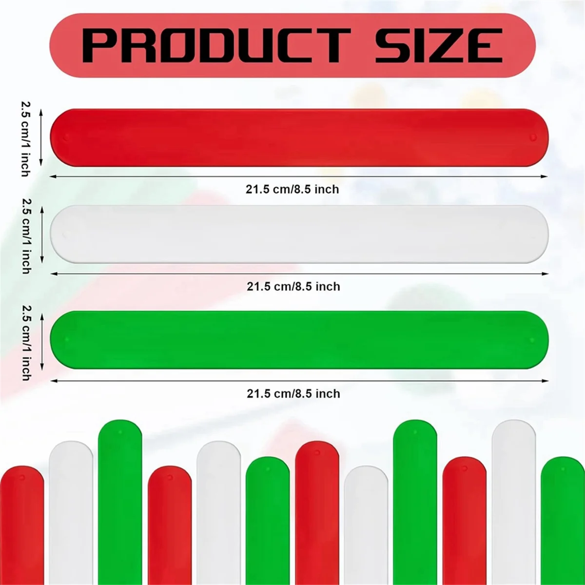 Holiday White Red and Green Flip Wraps Silicone Covered Metal Strips Flip Poster Holder Paper Roll HolderJAS