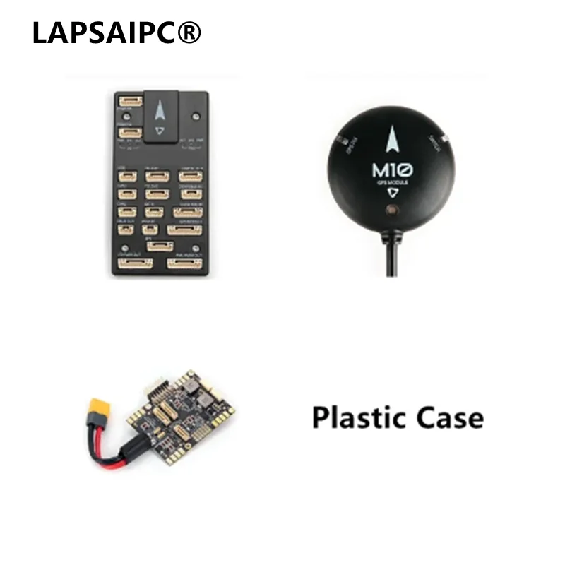 Lapsaipc for HolyBro Pixhawk 4 Flight Controller (Plastic Case / Aluminum Case) with PM02 PM07 M9N M10 GPS