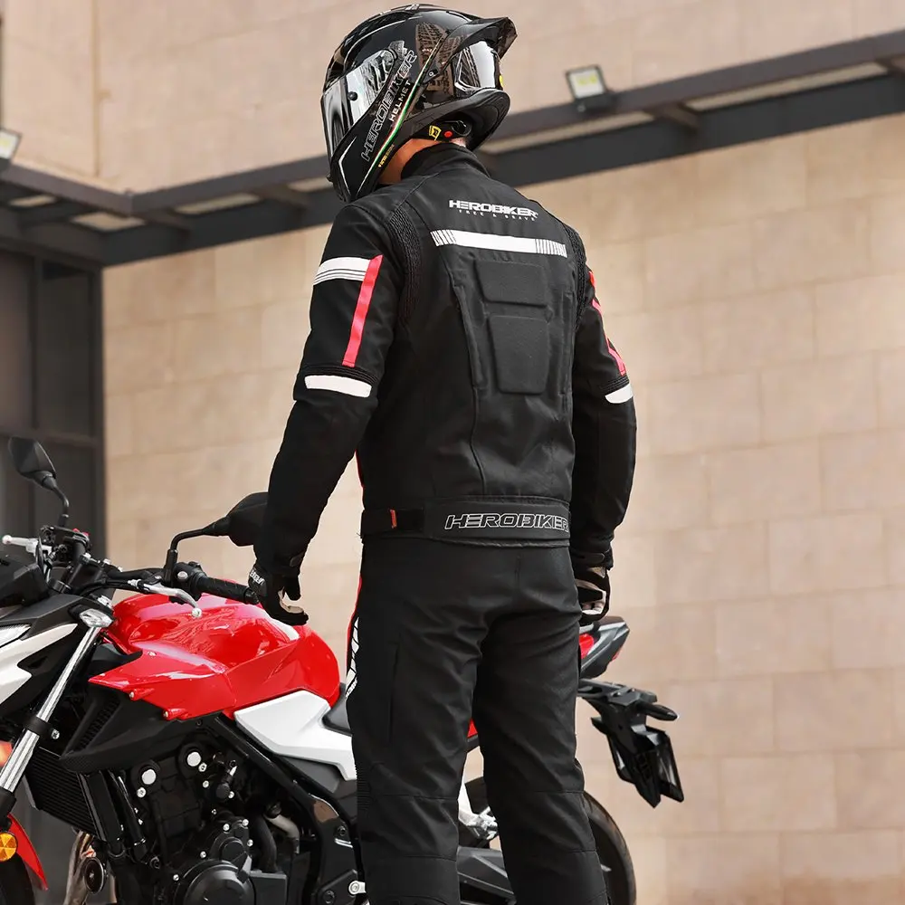 

Winter Men's Motorcycle Jacket Windproof Motocross Jacket Motorcycle Pants Wear-resistant Moto Clothing Waterproof Blouson Moto