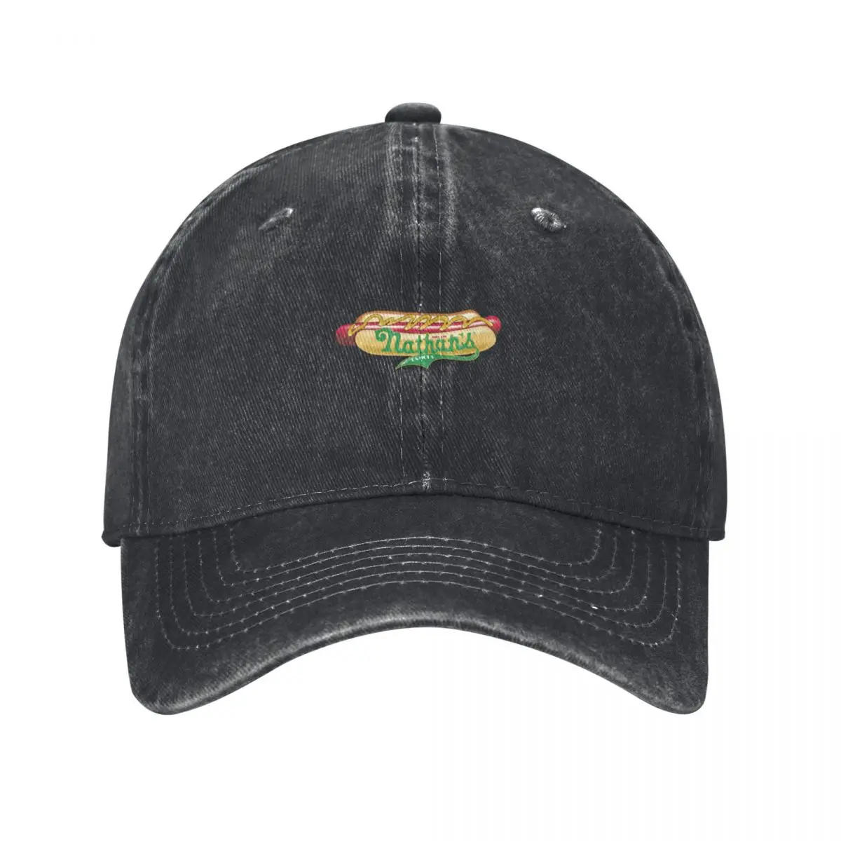 Famous Nathan Hotdogs Distressed Logo Gift For Men and Women, Gift For Fans Baseball Cap Golf Vintage Men Hats Women's