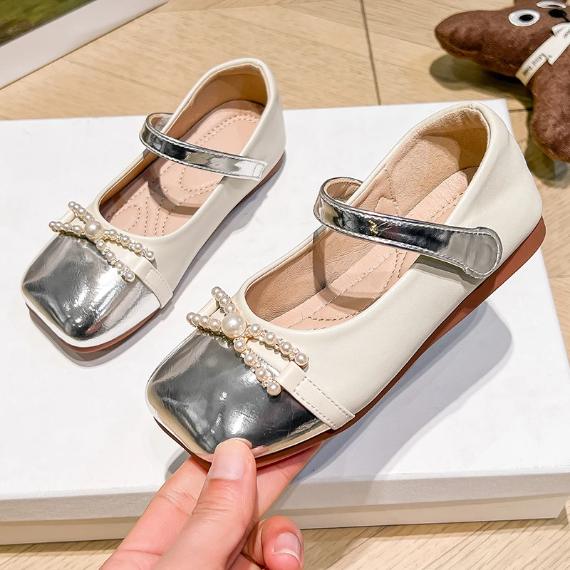 

Новинка! Модные кожаные туфли-мэри-джейн для девочек, весна-осень 2026, классические, простые, с бантом, размеры 26-36.