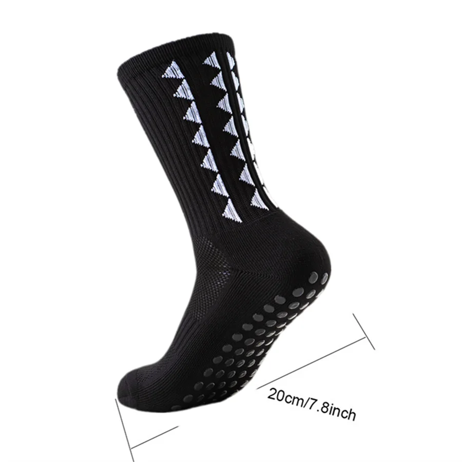 12pairs Mens Womens Breathable Towel Bottom Grip Socks Non Slip Shockproof Athletic Socks For Running Hiking Skate Baseball