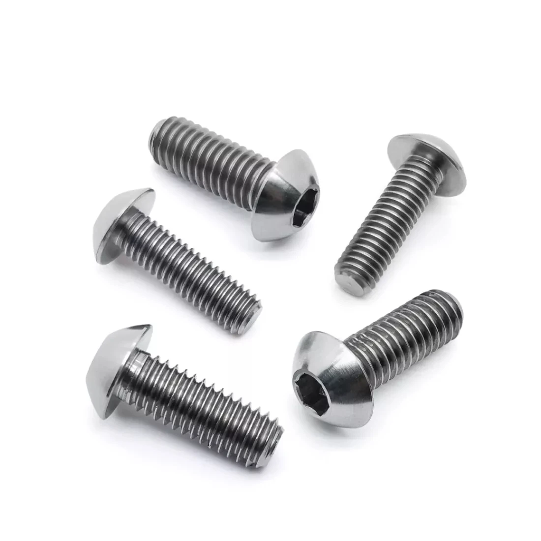 TC4 Titanium Dome Button Head Bolts M2 M3 M4 M5 M6 GR5 Allen Key Socket Screws - Image 6
