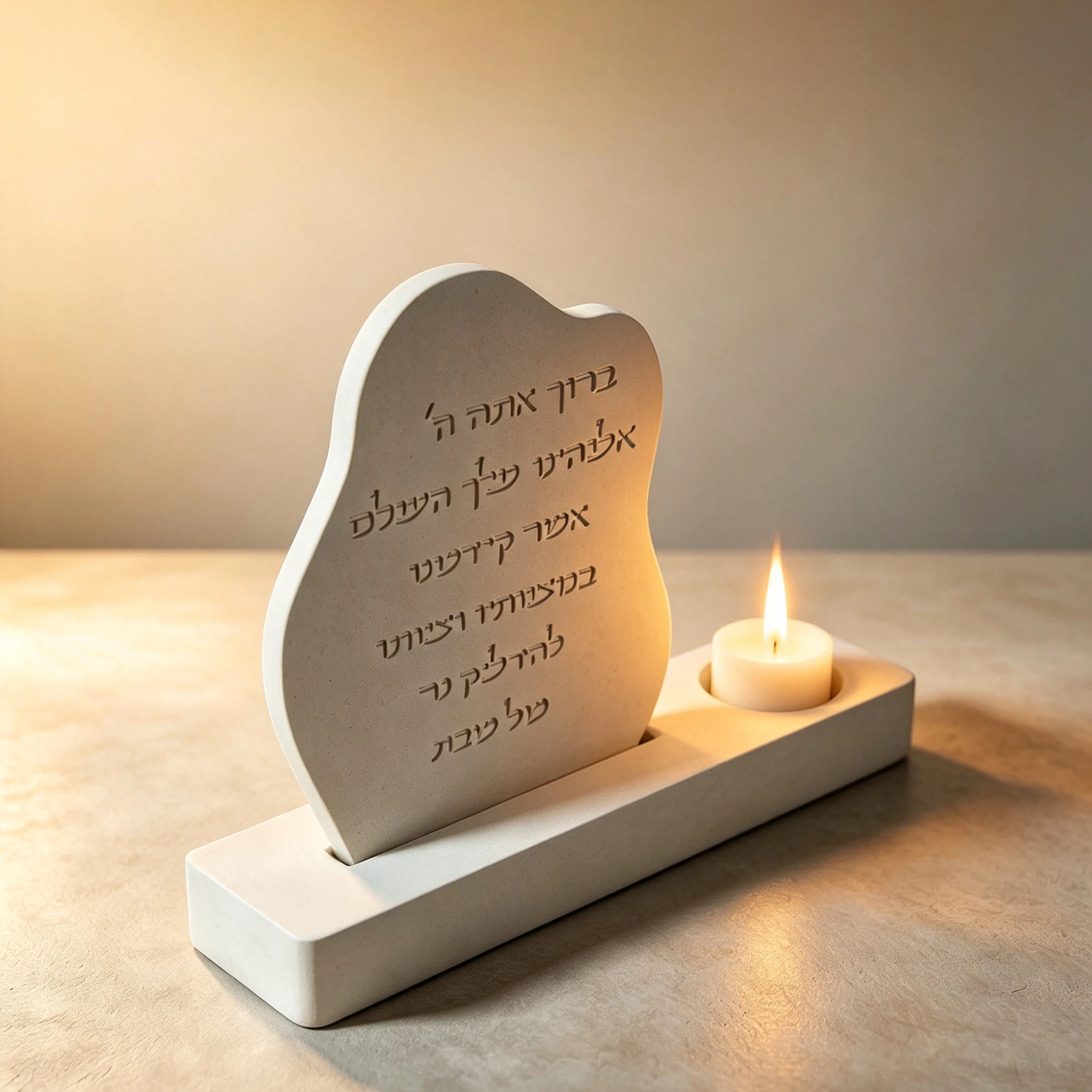 Jewish Shabbat Candle Holder S - Candle Mold Silicone recension och pris