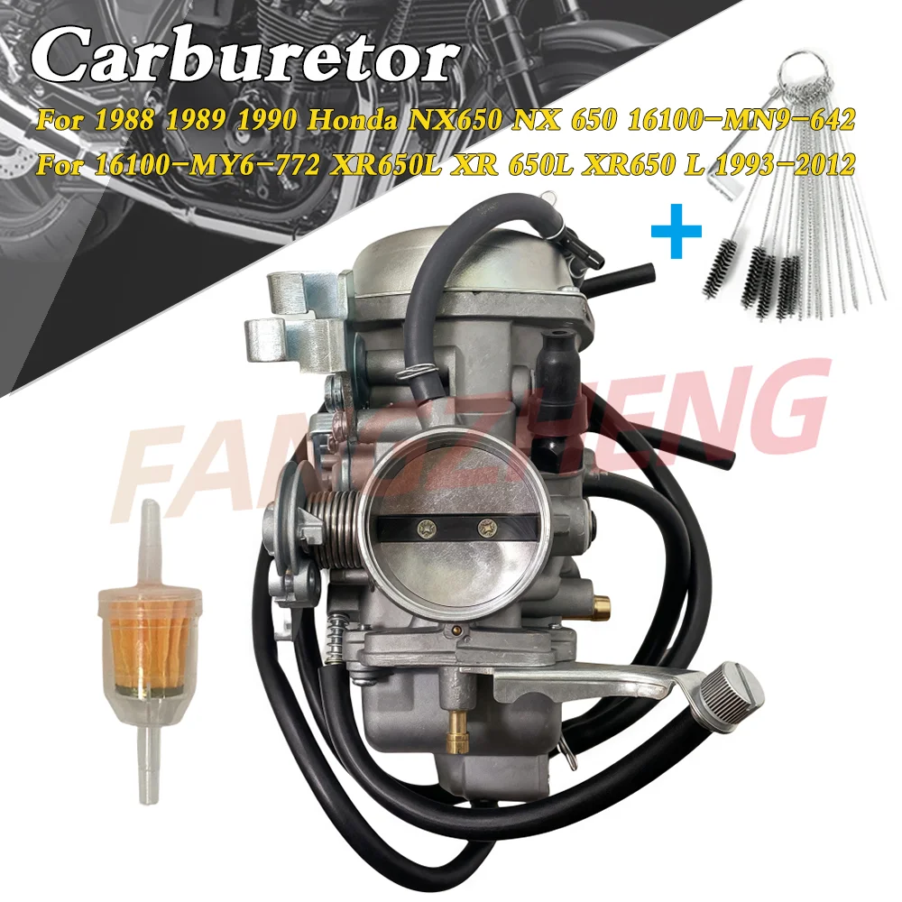 

Motorcycle Carburetor For 1988 1989 1990 Honda NX650 NX 650 16100-MN9-642 16100-MY6-772 XR650L XR 650L XR650 L 1993-2012 1994
