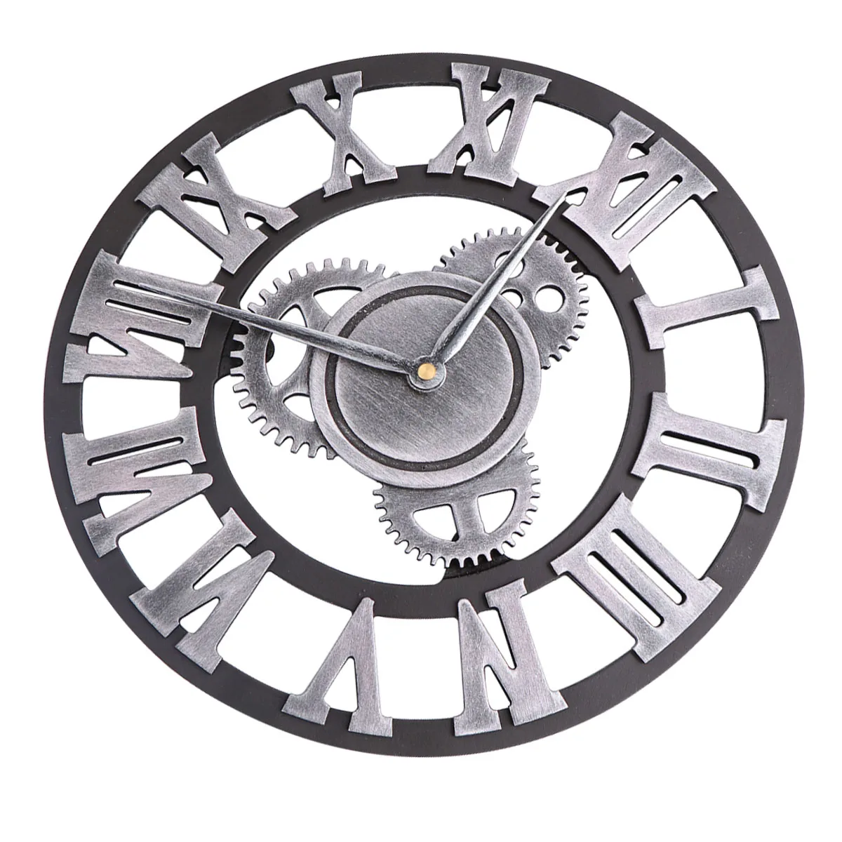 

Industrial Gear Wall Clocks Retro Silent High Precision Movement Creative Hanging Decor Bedroom Living Room Office