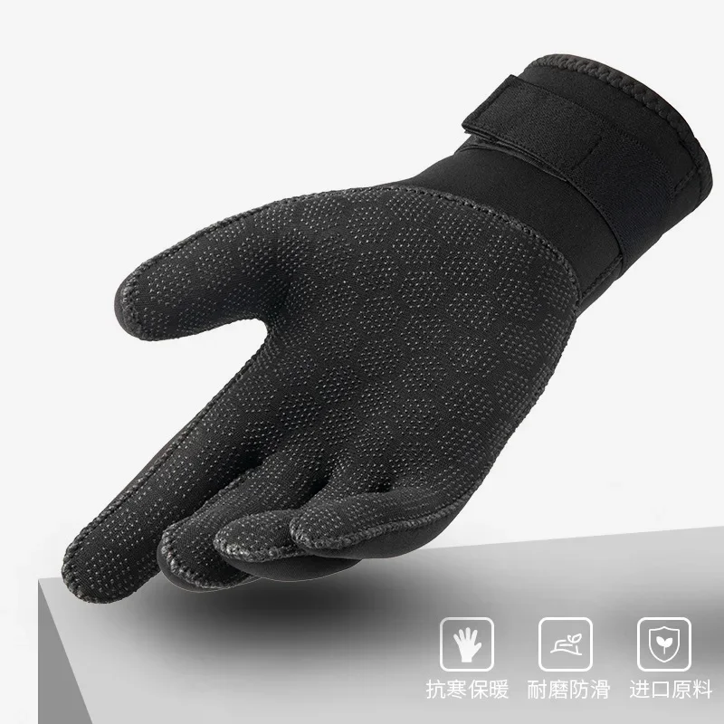 3mm/5mm diving gloves, anti-cutting and stab-proof sports gloves, warm and anti-slip spearfishing scuba diving equipment  buceo