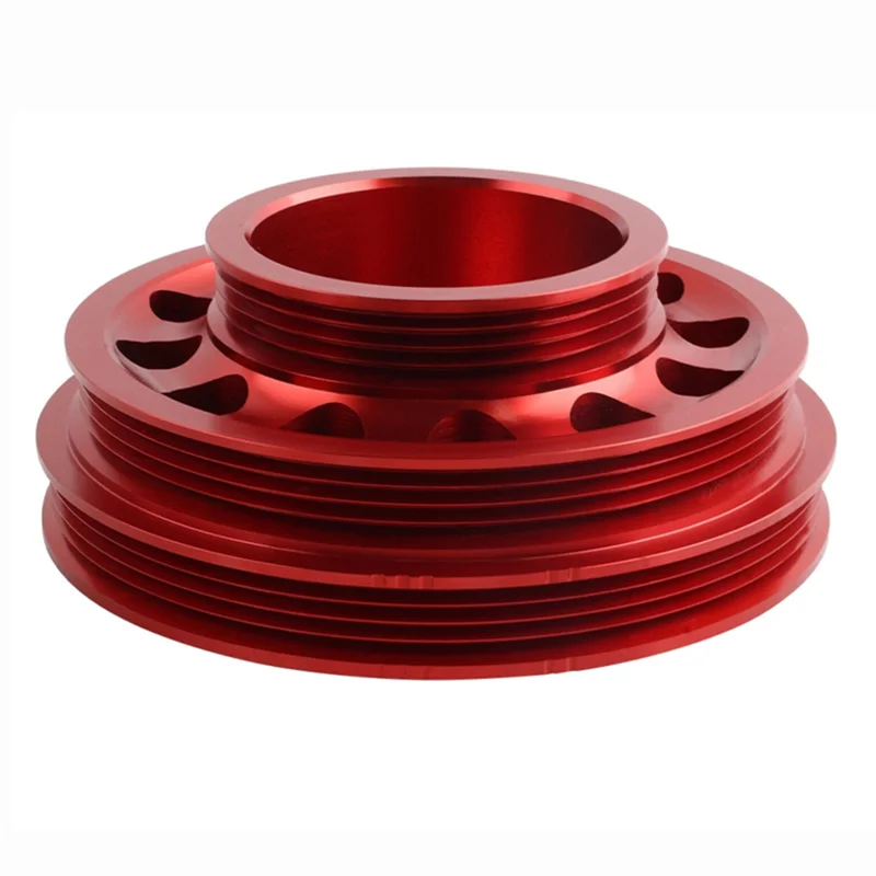 

Превосходный бестселлер гоночного света, алюминиевый шкив коленчатого вала, красный, в 1992 году для Honda Civic SOHC D15 D16