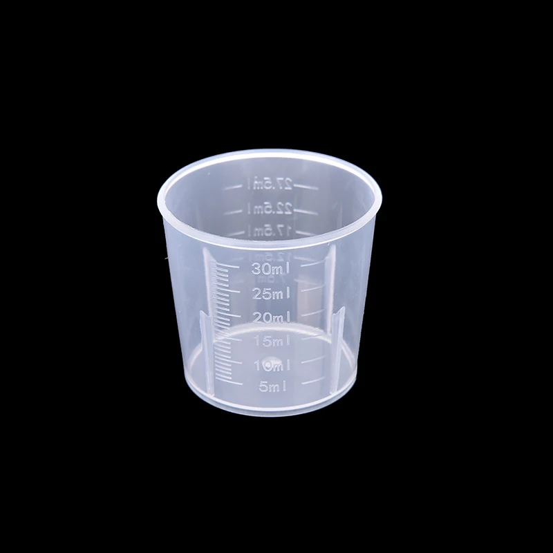 1/2 Piece 20-1000ml Plastic Graduated Measuring Cup Liquid Container Epoxy Silicone Maker Transparent Blender Cup