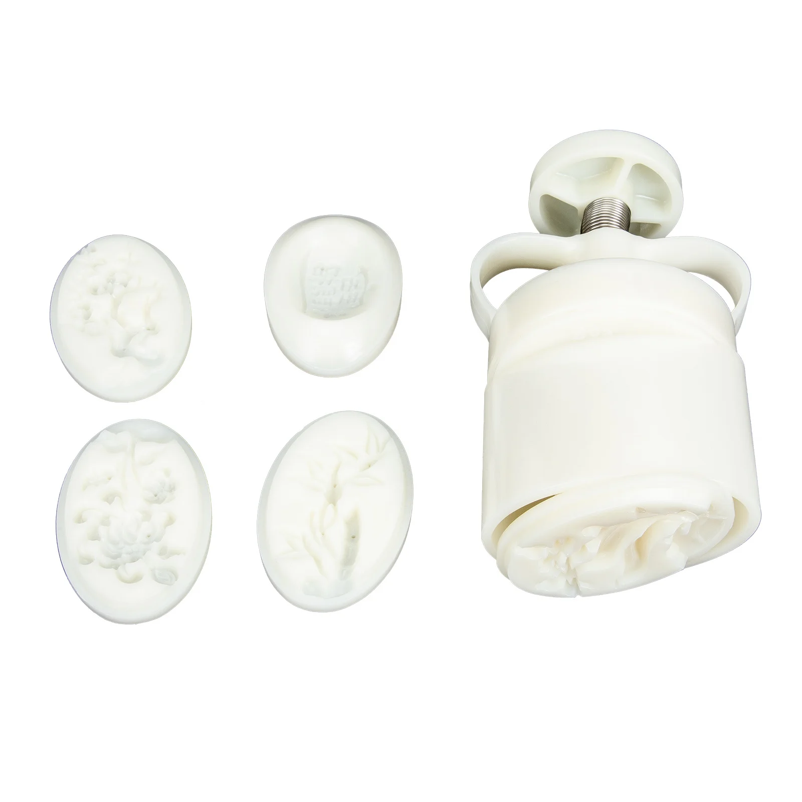 

1Set Hand Press Mooncake Mold Green Bean Cake Maker Baking Tools DIY Home Baking Supplies Moon Cake Molds Mooncakes Molds