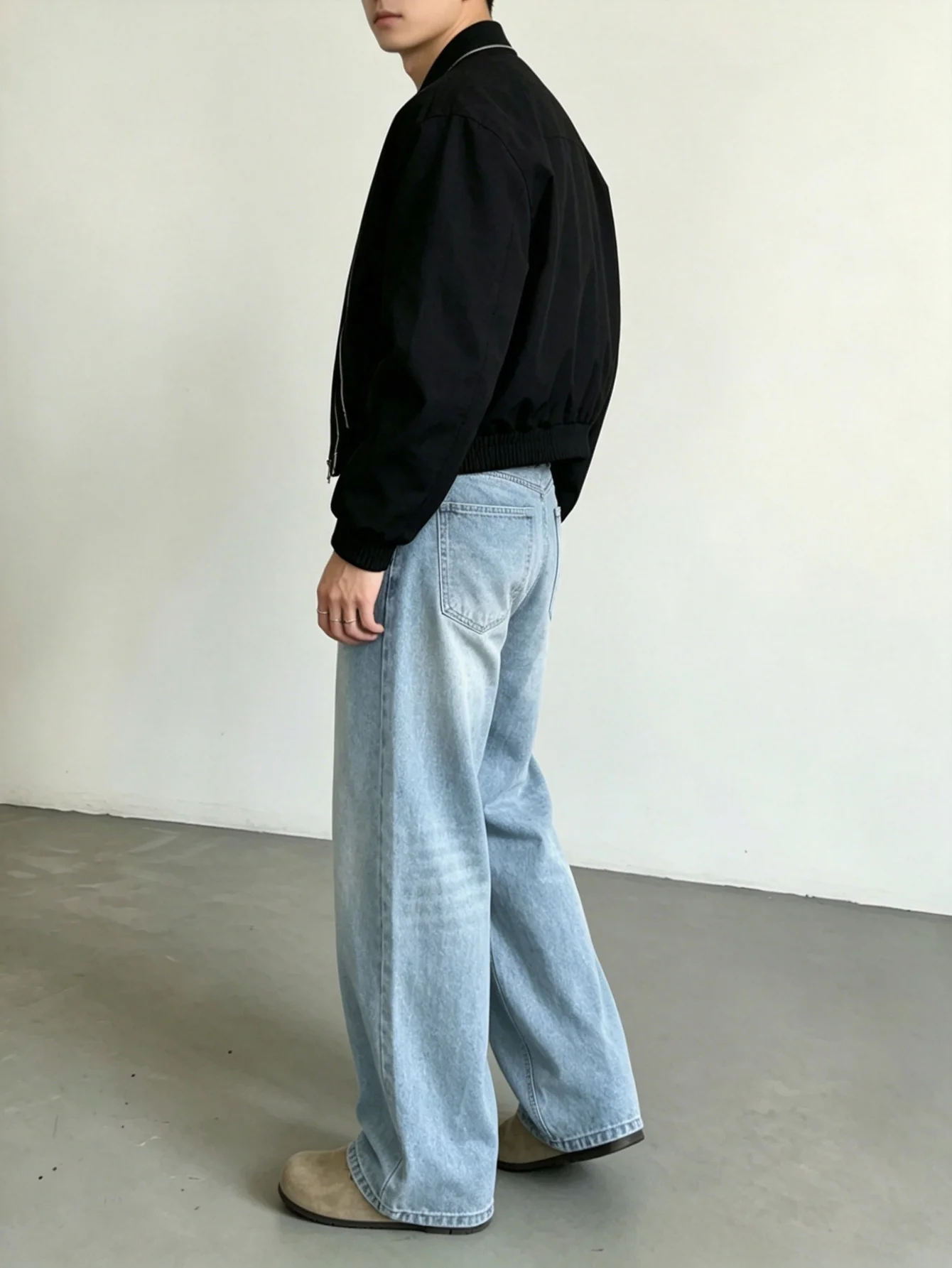 Slim Jeans For Man Original Blue Jeans Pants Y2K Drip Casual All Match Fashion Denim Wear JEANS pants for woman
