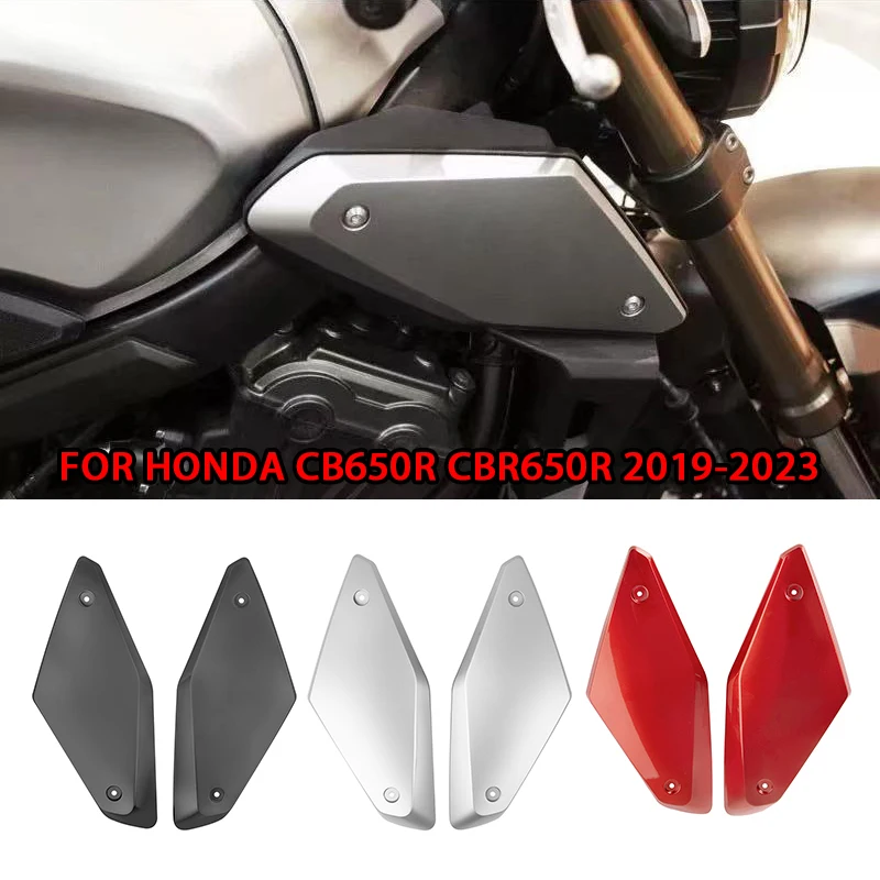 

For Honda CB650R 2019 2020 2021 2022 2023 CBR650R Frame Side Panels Motorcycle Air Intake Ram Cover Gas Tank Cap Shell Protector