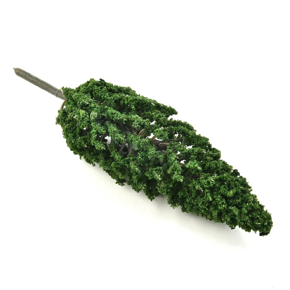 10 pezzi modello pino verde per scala Layout ferroviario 15cm SL-16059 modello di plastica treno albero in miniatura artificiale