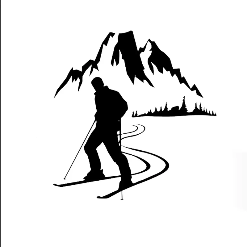 15*15CM Skier Sport… - image