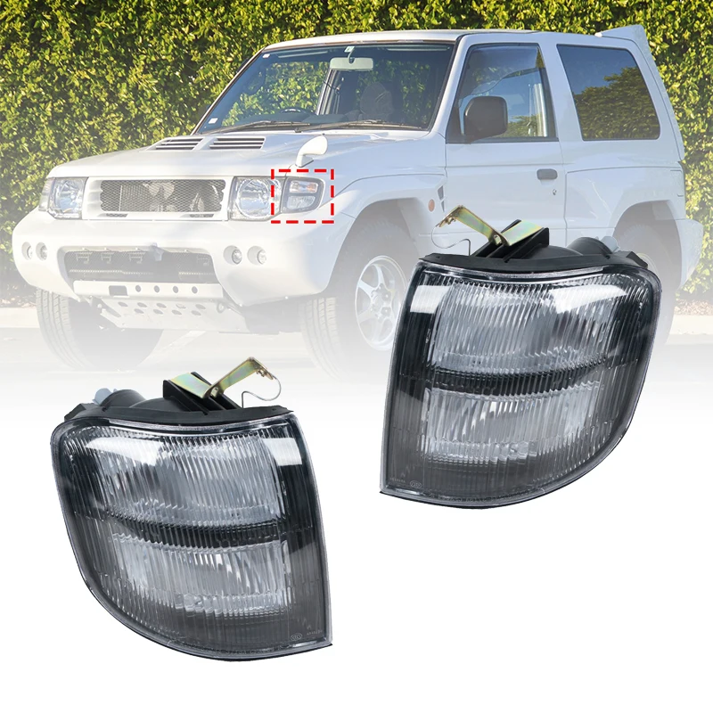 

Автомобильный передний боковой габаритный угловой фонарь для Mitsubishi Pajero V33 1997-1999 PAJERO 2 II Montero 1997 1998 1999, боковой указатель поворота