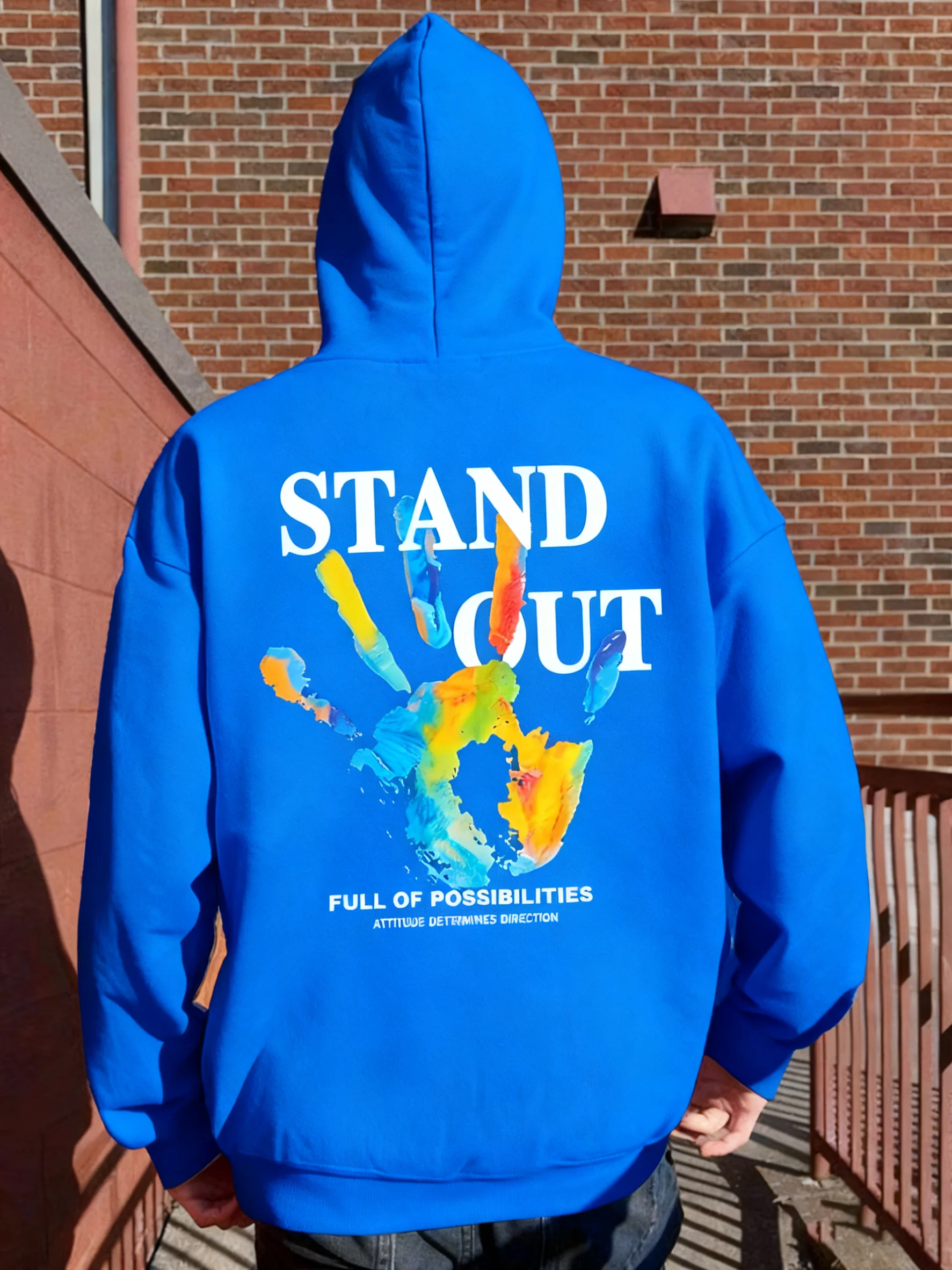 سويت شيرت رجالي كاجوال بقلنسوة على طراز الشارع القديم، سويت شيرت رجالي بغطاء للرأس #3