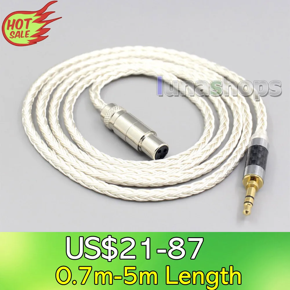 

LN007207 16 Core OCC Silver Plated Headphone Earphone Cable For AKG Q701 K702 K271 K272 K240 K181 K267 K712