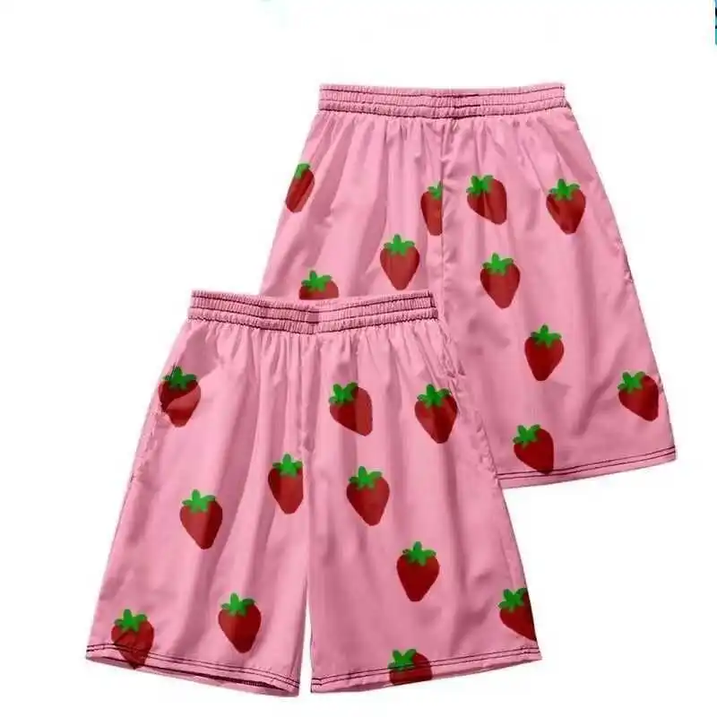 

Strawberry Shorts Home Beach Pants Sleepwear Cartoon Cosplay Costume Accessories