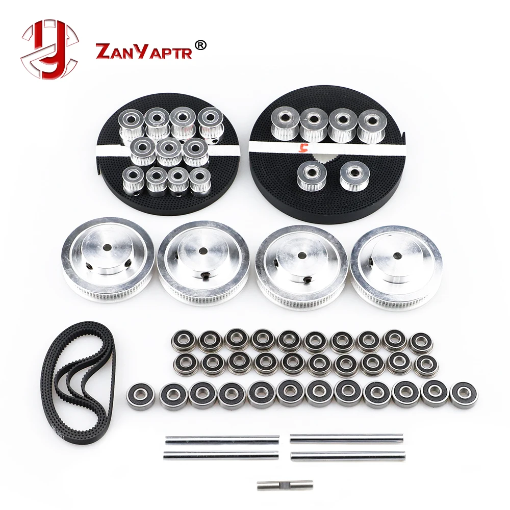 

Voron2.4 Motion Drive Kit Idler 80 / 20 Gear 2GT2 Synchronous Pulley Synchronous Belt Bearing Foot Pad