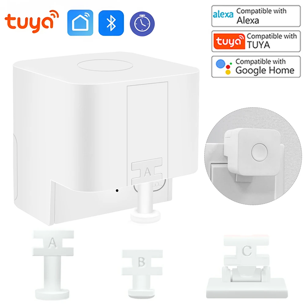 BT Fingerbot-Robot de doigt intelligent, bouton de commutation sans fil, Bot poussoir, fonctionne avec Andrea Voice Control pour Alexa Google Home
