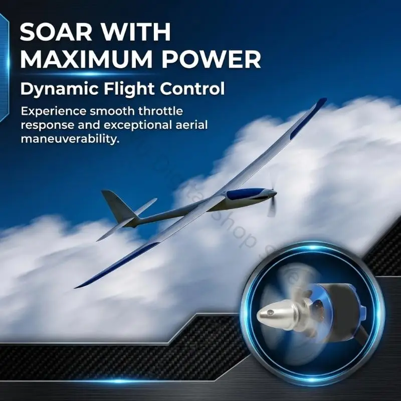 96BA Metallgehäuse D3536 1200Kv Bürstenloser Motor für Modellflugzeug-Antriebssysteme mit vorderen Befestigungslöchern – Detail 9