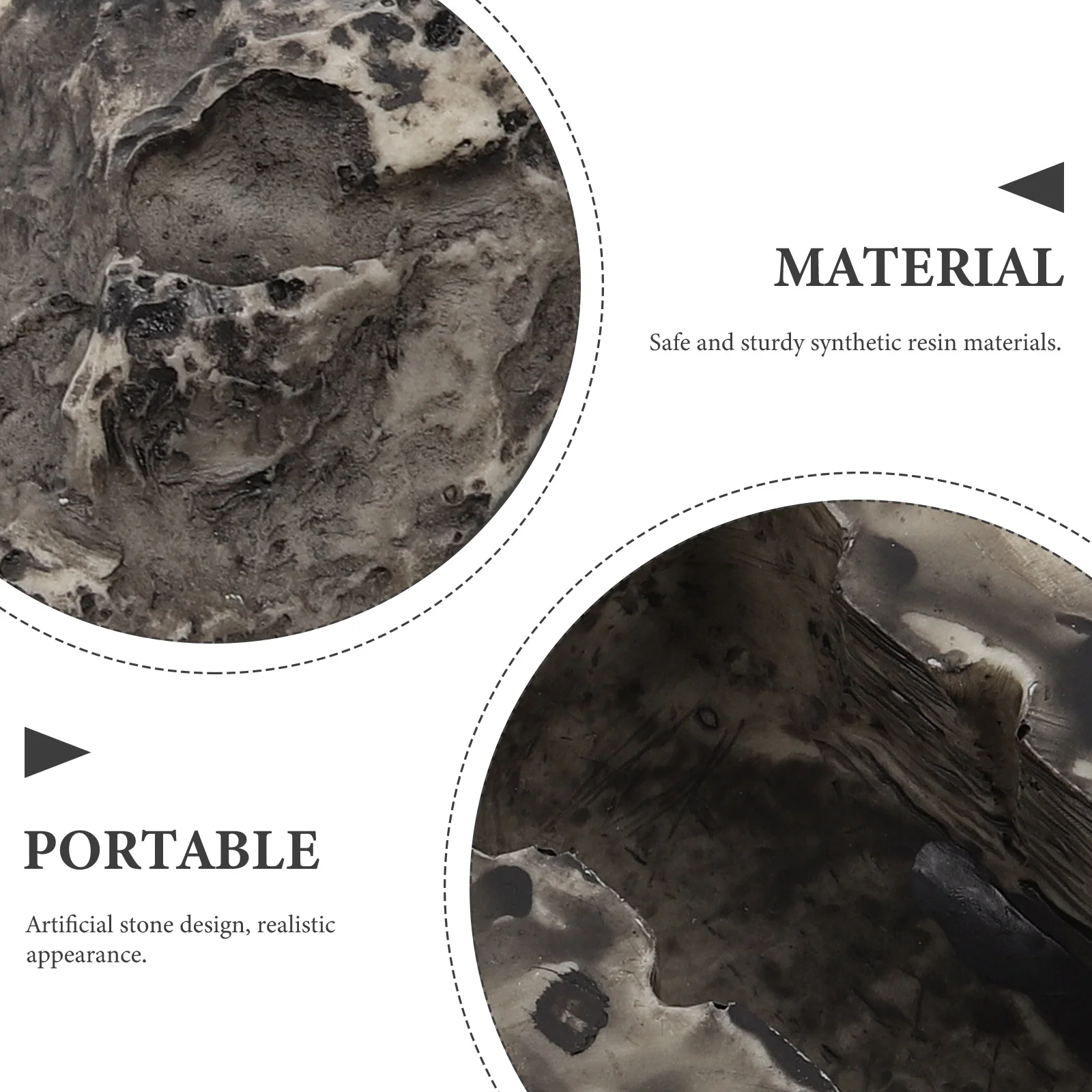 

Waterproof Hidden Key Storage Box Outdoor Garden Yard Artificial Stone Key Hider Safe Container for Emergency House Keys