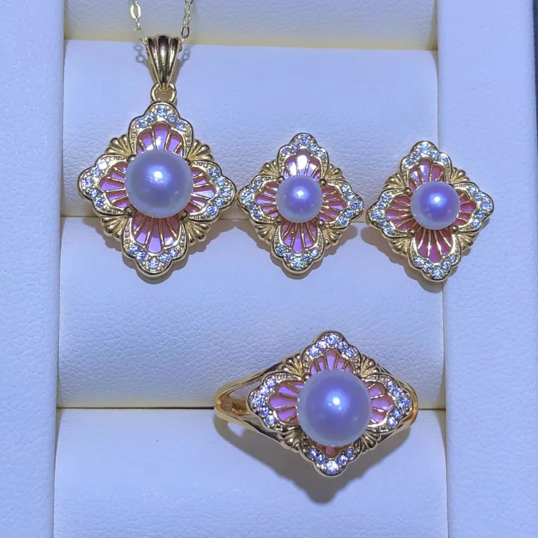 

Серьги-подвески из стерлингового серебра 925 пробы, крепления для колец, фурнитура, базовый комплект ювелирных изделий, крепления, детали для жемчуга 5-7 мм, бусины