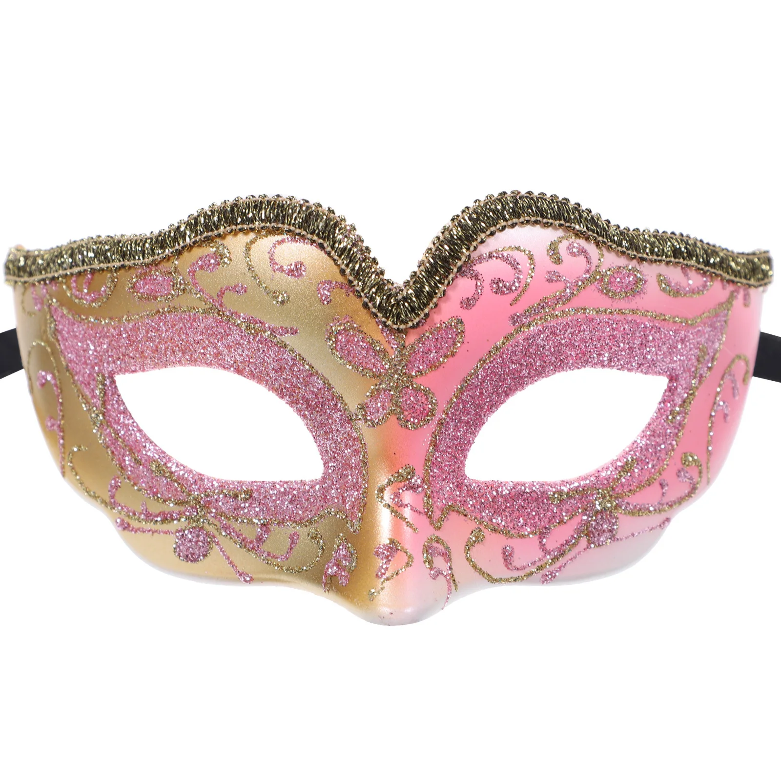 Goud Glitter Kinderen Half Gezicht Maskerade Masker Halloween Carnaval Party Cosplay Duurzaam Plastic Kindermasker Prop Maskerade Maskers