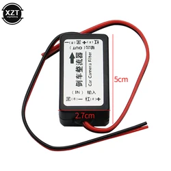 Car Rear View Rectifier 12V DC Power Relay Capacitor Filter Connector for Backup Auto Car Camera Filter for VW