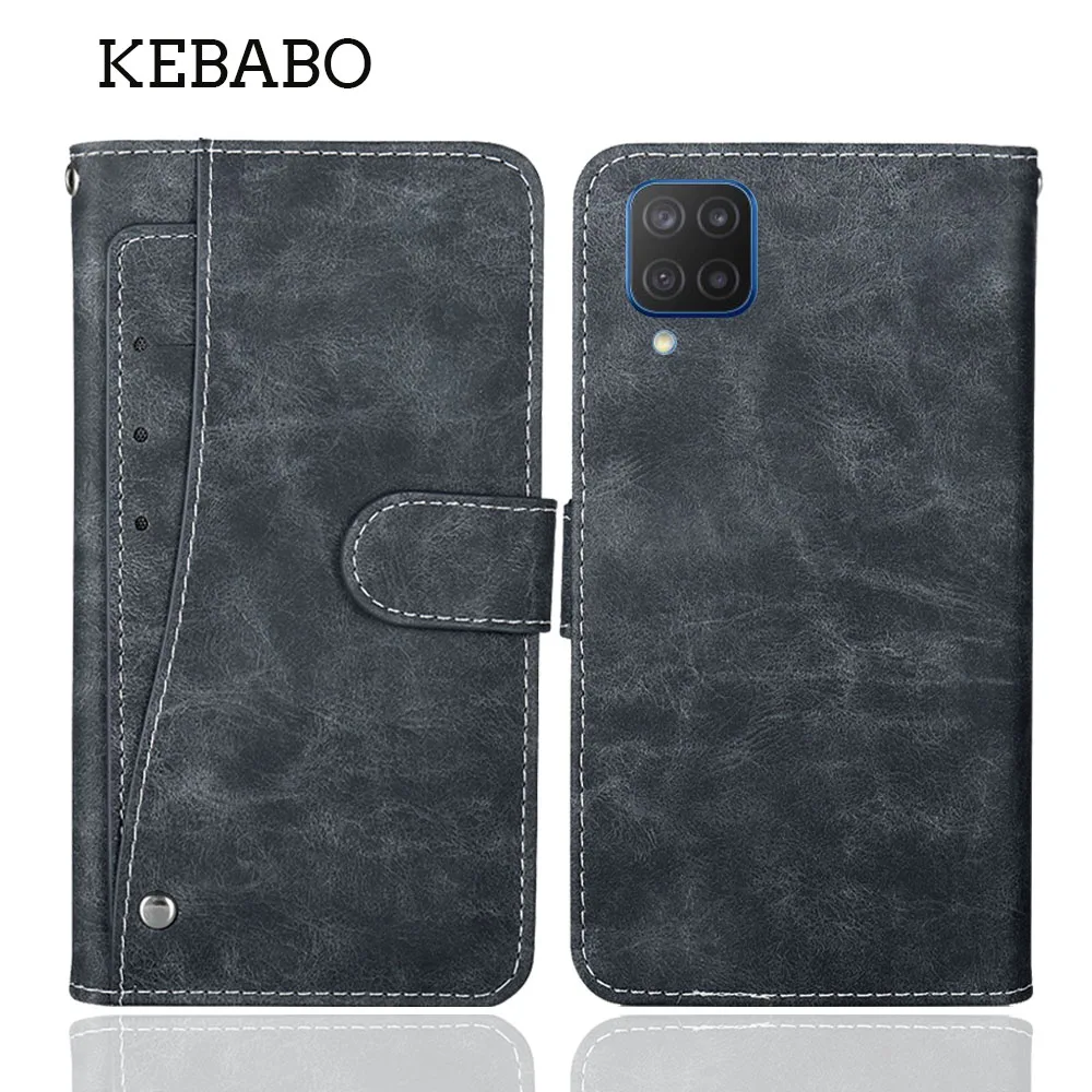 Leather Wallet For Samsung Galaxy M32 Prime Edition Case 6.4