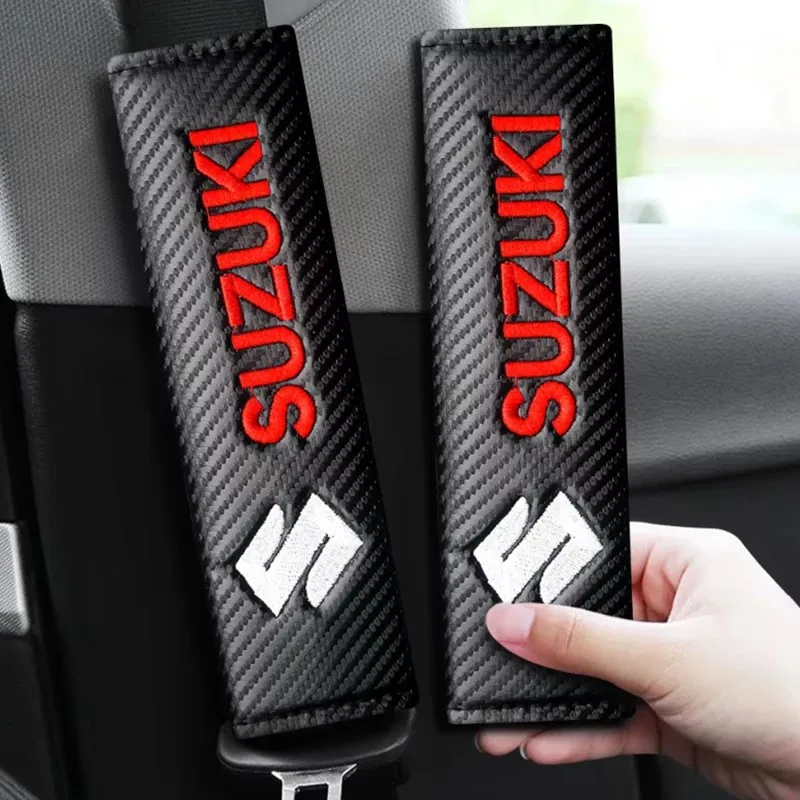 

1/2 шт. автомобильный ремень безопасности, защитные накладки на плечи для Suzuki Jimny Grand Vitara Alto Sx4 Swift, авто аксессуары для интерьера