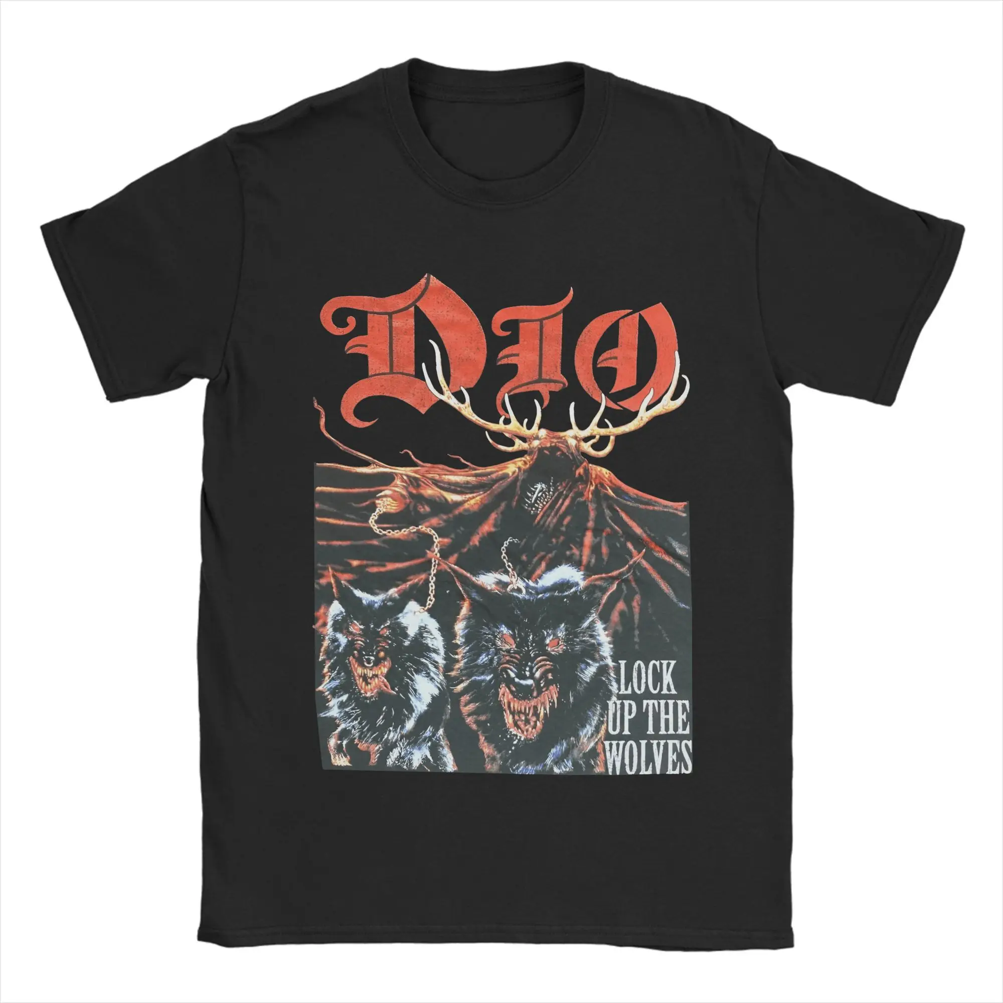

Cool DIO Rock Band Heavy Metal Rock T-Shirt Men Crewneck 100% Cotton T Shirt Short Sleeve Tee Shirt Summer Clothing