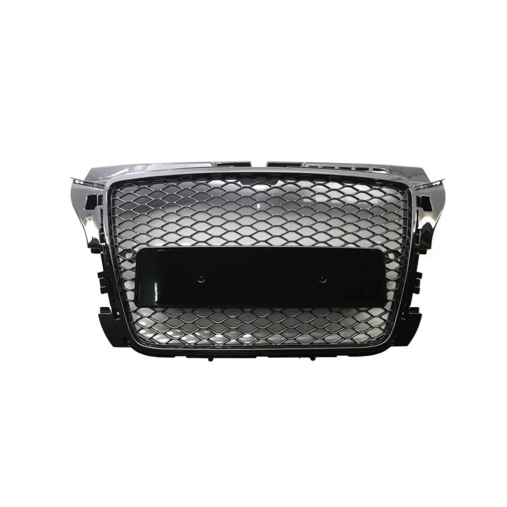 

Automotive Front Bumper Grill Honeycomb Mesh Car Front Grille Compatible For A3 2008-2012 Replaces 8P0853651M 8P0853651N