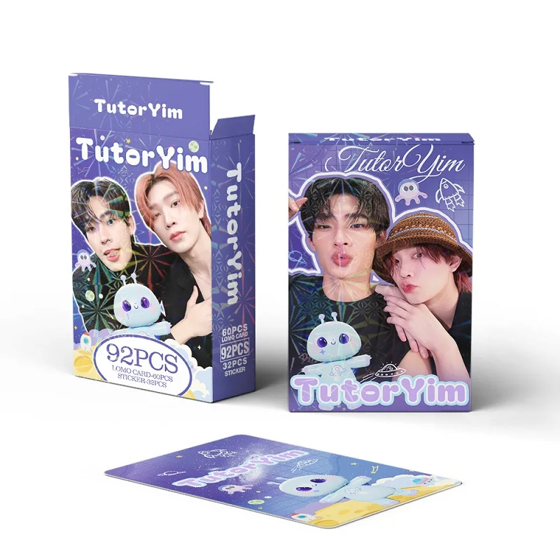 92PCS Thai BL Star Tutor & Yim Photo Cards with Mini Stickers Set