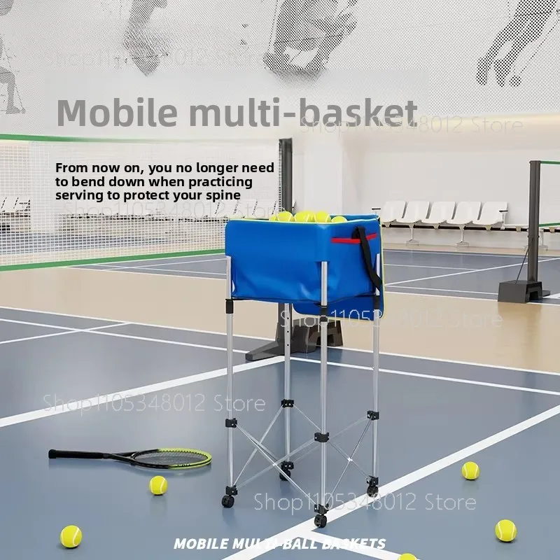 tennis-cart-pickup-ball-frame-collection-basket-multi-ball-loading-cart-softball-baseball-loading-basket-not-include-the-ball