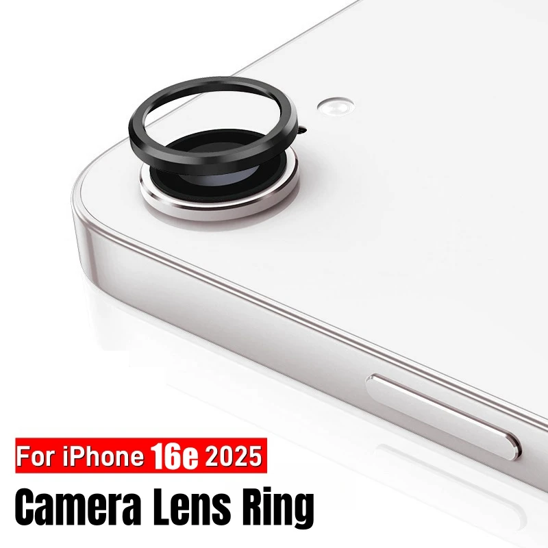 

Camera Protector Glass for iPhone 16e 2025 Lens Metal Ring Protective Cap Case On iPhone 16 e 2025 New