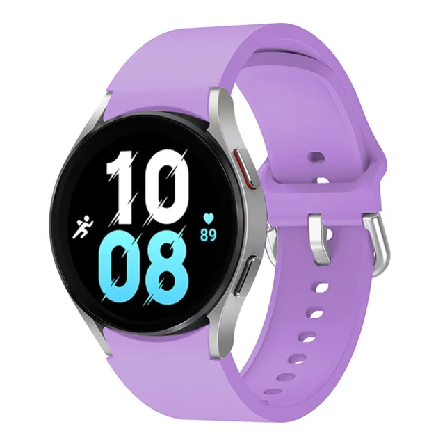 Pulseira de Silicone para Samsung Galaxy Watch, Pulseira para Relógio 5 Pro, 45mm, 6, 5, 4, 40mm, 44mm, Classic, 43mm, 47mm, 42mm, 46 milímetros, 20 milímetros