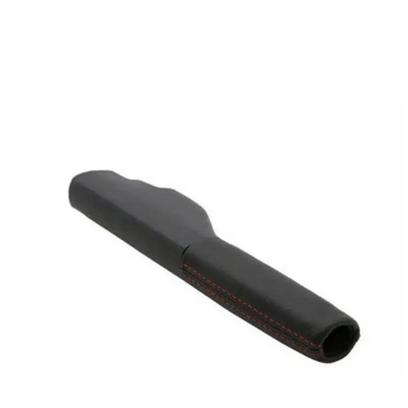 Couro preto Mão Estacionamento Brake Handle Capa, Acessórios para VW Jetta, GLI, MK5, Golfe, Coelho, GTI, EOS, 1K0711461E, 1 Pc