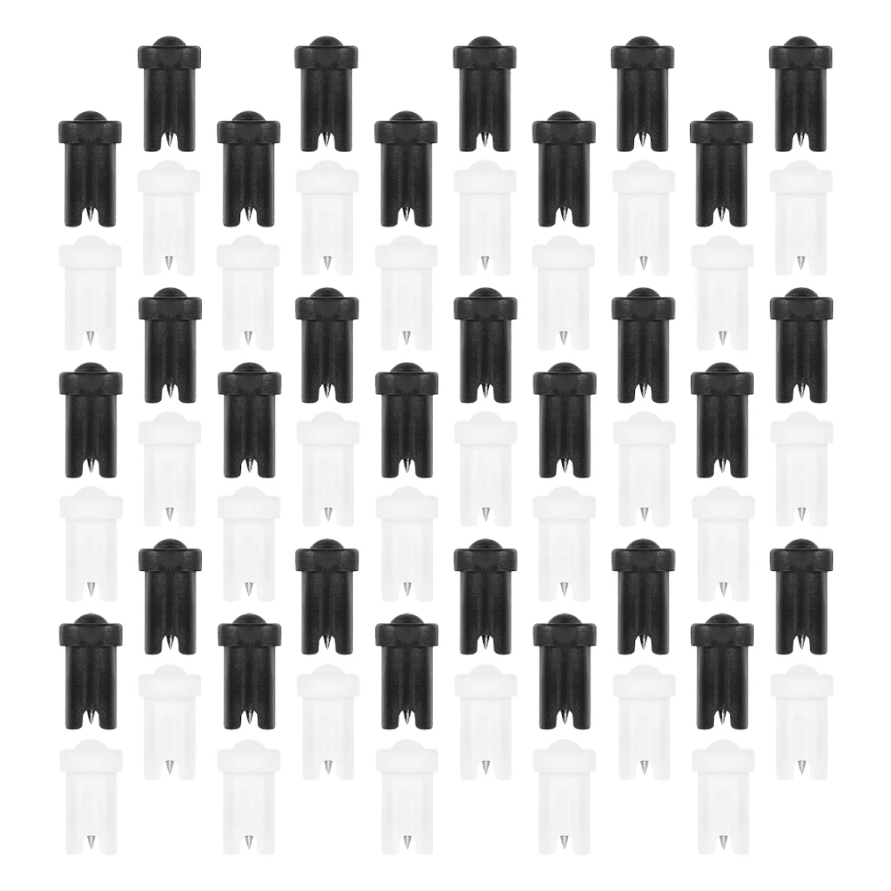 

60pcs Eyelash Bottle Anti-Blocking Needle Stainless Steel Tips For Lash Extension Replacement Tools Salon Home Use