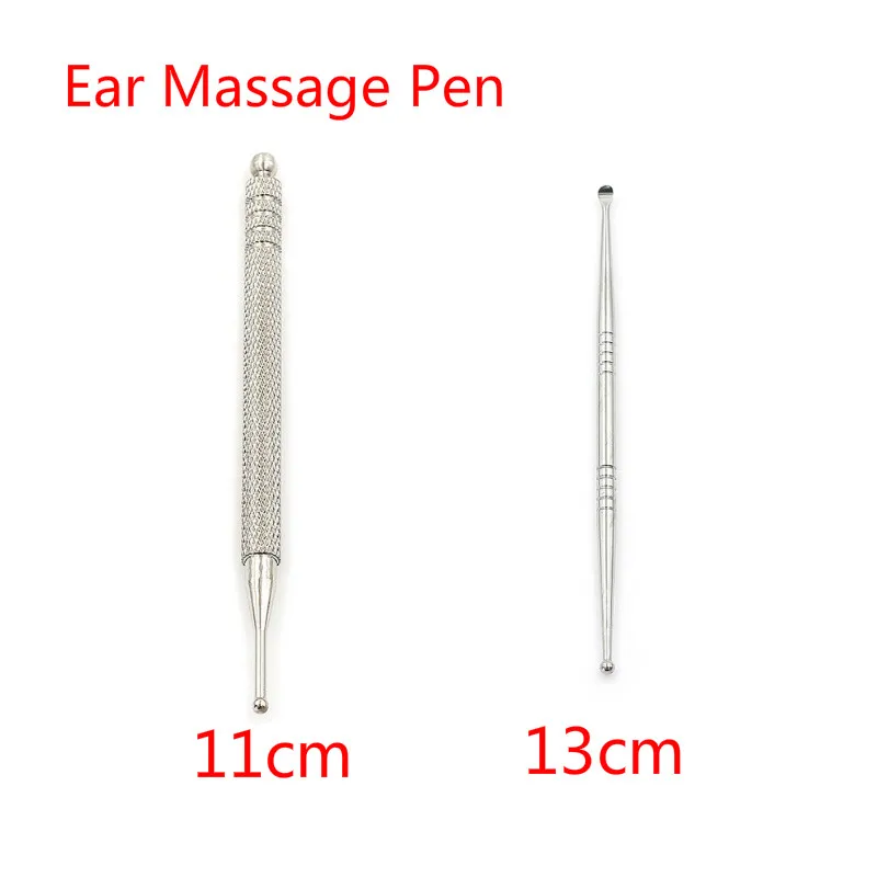 11cm Acupuncture Point Probe Stainless Steel Auricular Point Pen Health Care Beauty Ear Reflex Zone Massage Needle Detection