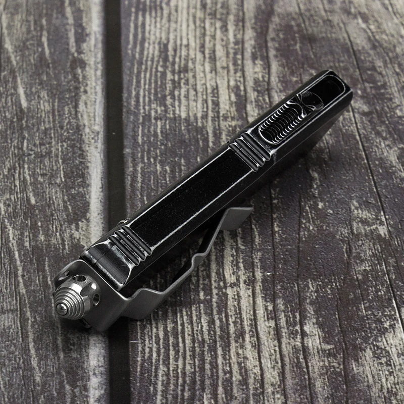UT Tactical Beard Comb Custom OTF Excellently Designed Stone Washed Aviation Aluminum Handle Pocket Cool EDC Tools