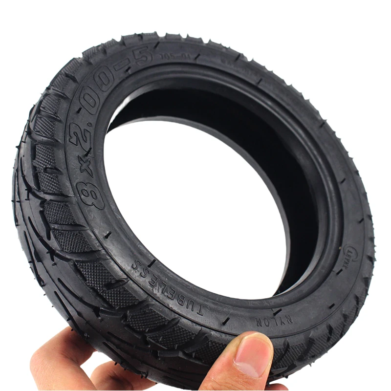 8x2.00-5 Tubeless Tire Wheel Tyre 8X2.00-5 wheel hub For Kugoo S1 S2 S3 C3 MINI Electric BIKE 10mm 12mm