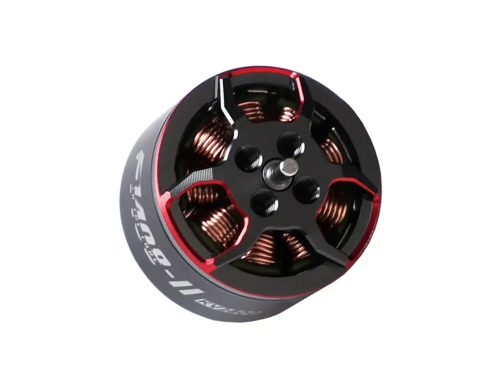 T-Motor F1408 II 2800/3850KV ブラシレスモーター - 3-4インチの超軽量シネフープおよびレーシングFPVドローン用の2mmチタンシャフト